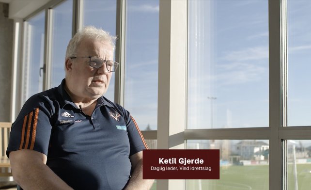 Foto av Kjetil Gjerde, Daglig leder i Vind Idrettslag